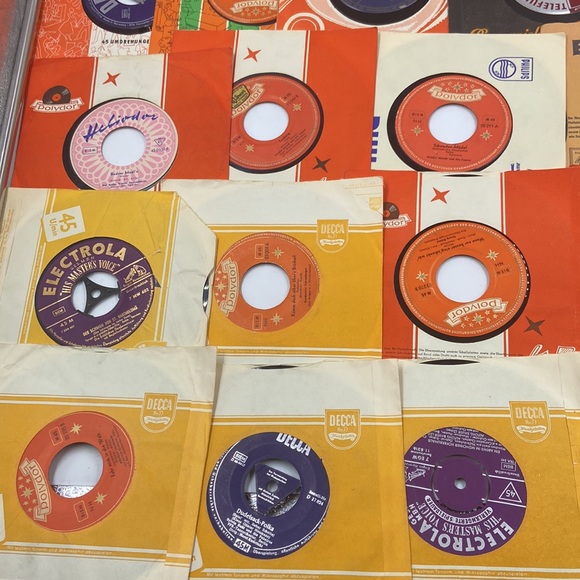 45 RPM 7” German Record Lot 31 of them! - Picture 5 of 16
